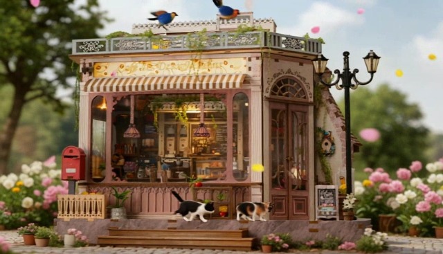 Amazon.com: Wondyland Book Nook Kit - DIY Miniature House Diorama